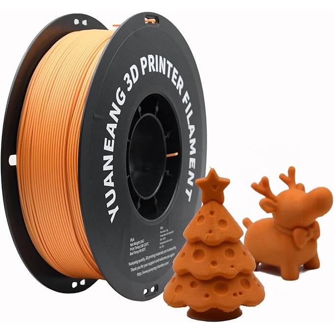 YUANEANG Matte PLA 3D Printer Filament 1 kg Spool (2.2 Lbs) 1.75 mm for Most FDM 3D Printers Lavender China
