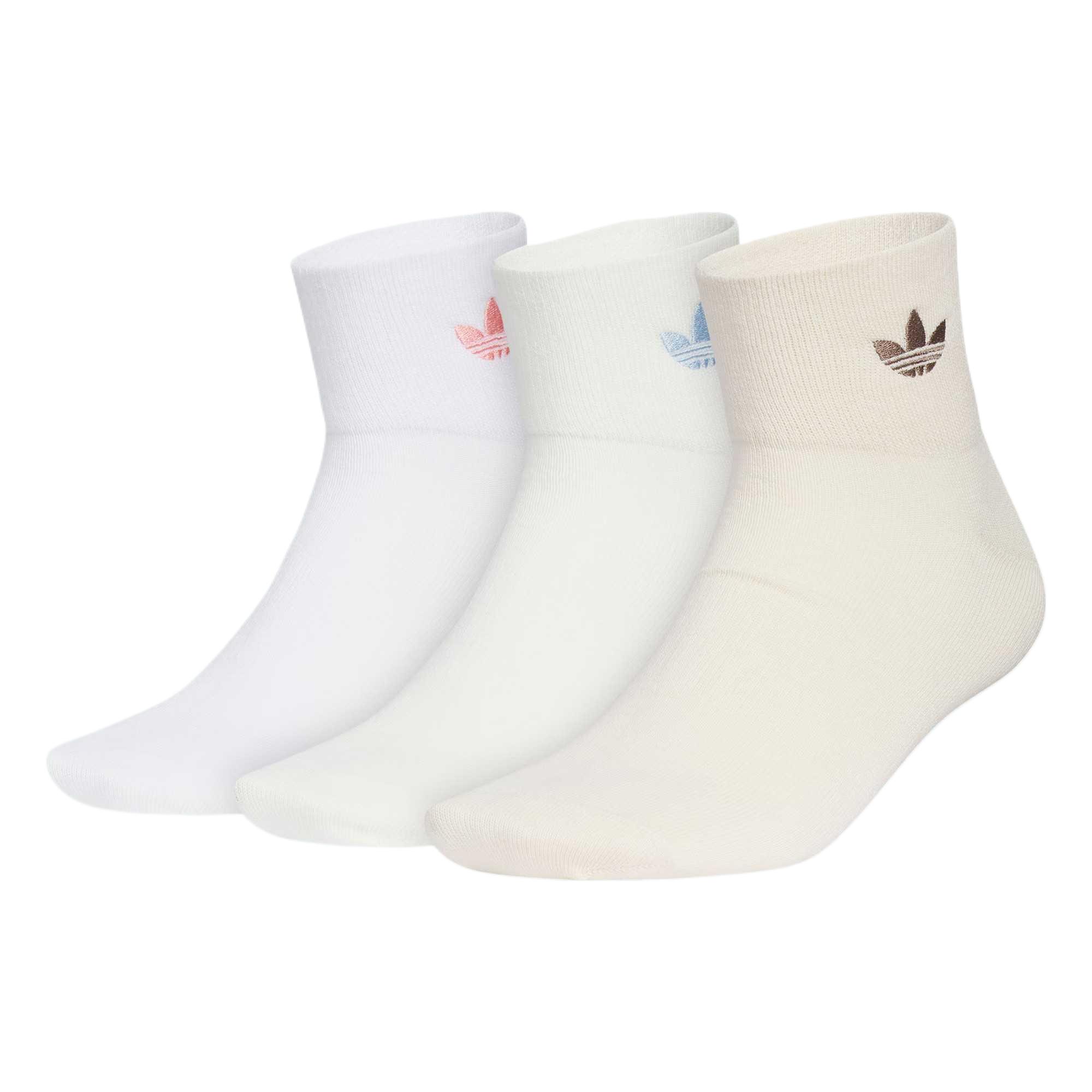 Adidas Originals ORI ANK SOCK 3P Ankle Socks Unisex 3 Pack White/Cloud White/Wonder White KC1411 M