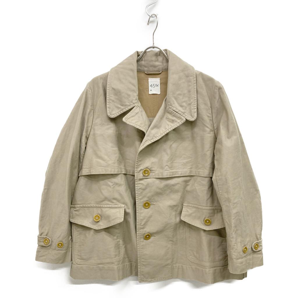 45R 80220021 Beige Rice Satin 908 Single P Coat Coat 1 beigeUsed