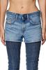 Diesel DE-YUBA SHORTS A127640DQAF, 23-Zoll Denim-Shorts, Indigoblau, 01
