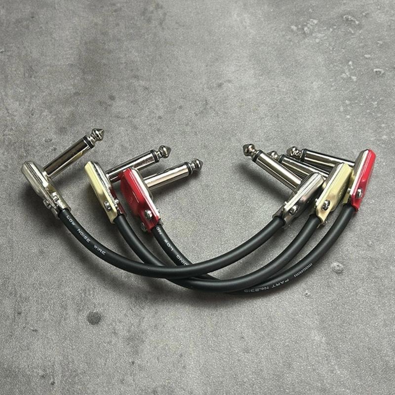 Low Noise Quality Guitar Patches Cable Right Angle Guitar Patches Cables Professional Patches Cables for Guitar Pedals