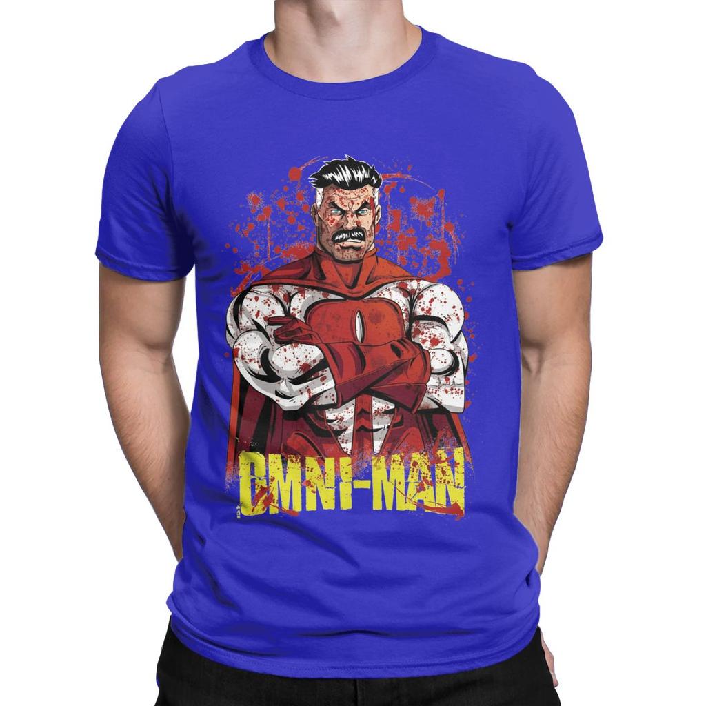 Invincible Comic T Shirt Men Cotton Fun T-Shirts Round Collar Tees Short Sleeve Tops Summer