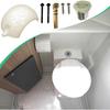 Set Efficiente Sfera per Scarico WC 385318162 600342537 600342766 Per Migliore Igiene Durata Assicura Igiene Ottimale