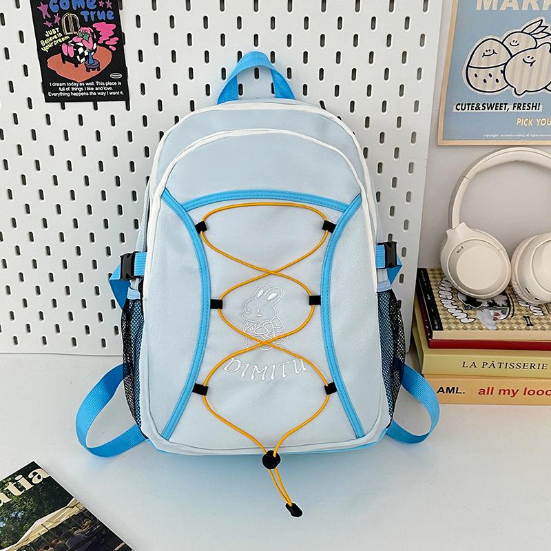 New Schoolbag Female College Students Niche Design Simple and Versatile Junior High School Students Backpack Leisure Travel Backpack