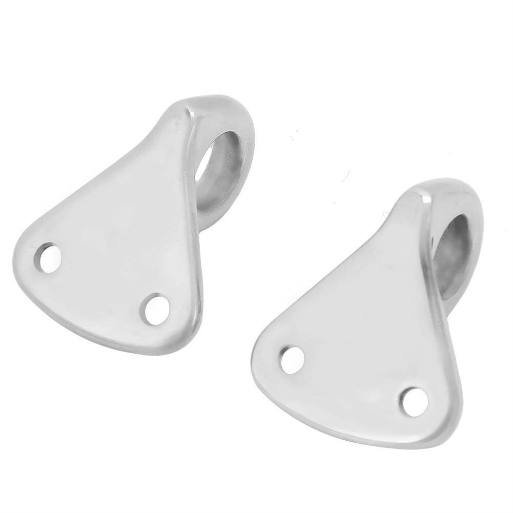5 Pcs Edelstahl Boot Schiff Pad Auge Haken Karabiner für Marine Segeln