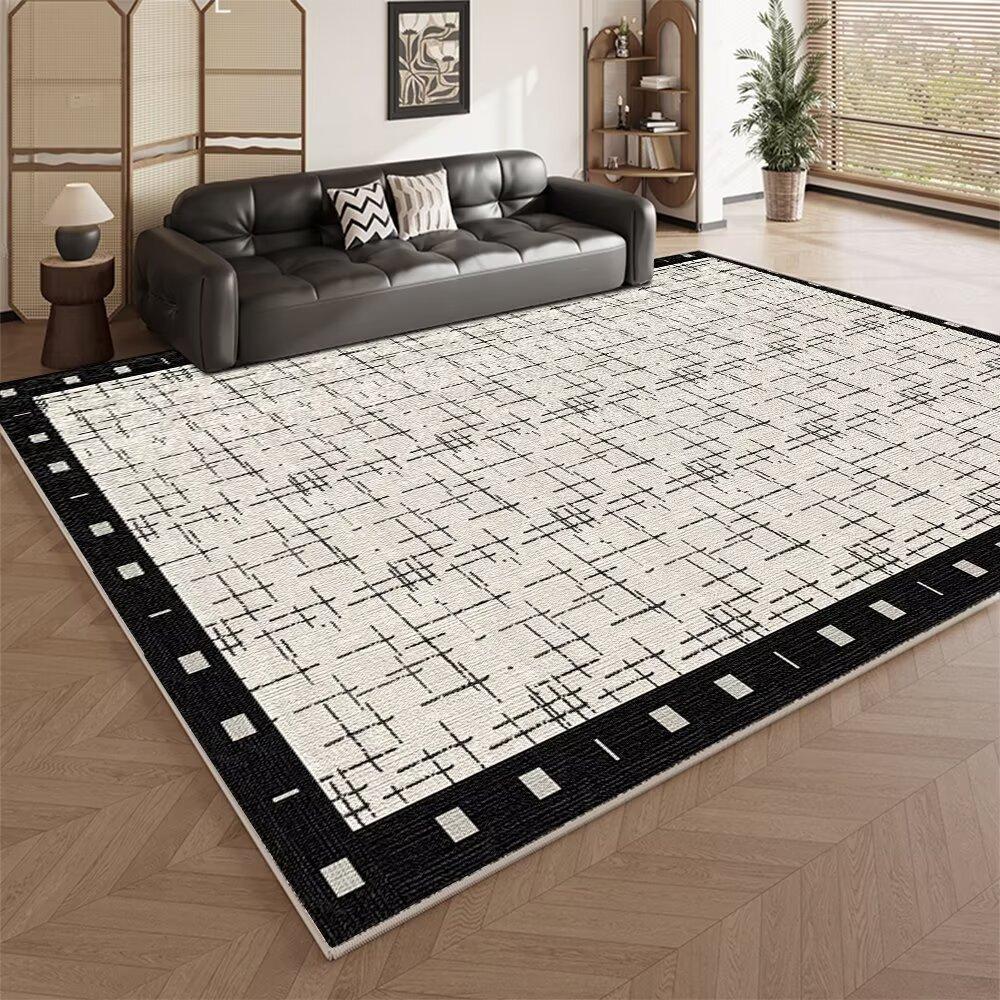 French Living Room Carpet Leave-In Waterproof Sand Coffee Table Blanket Dirt-Resistant And Easy To Take Care Of Non-Slip Floor Mat Bedroom Bedside