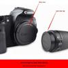 Camera Body Cap and Rear Lens Cap Set