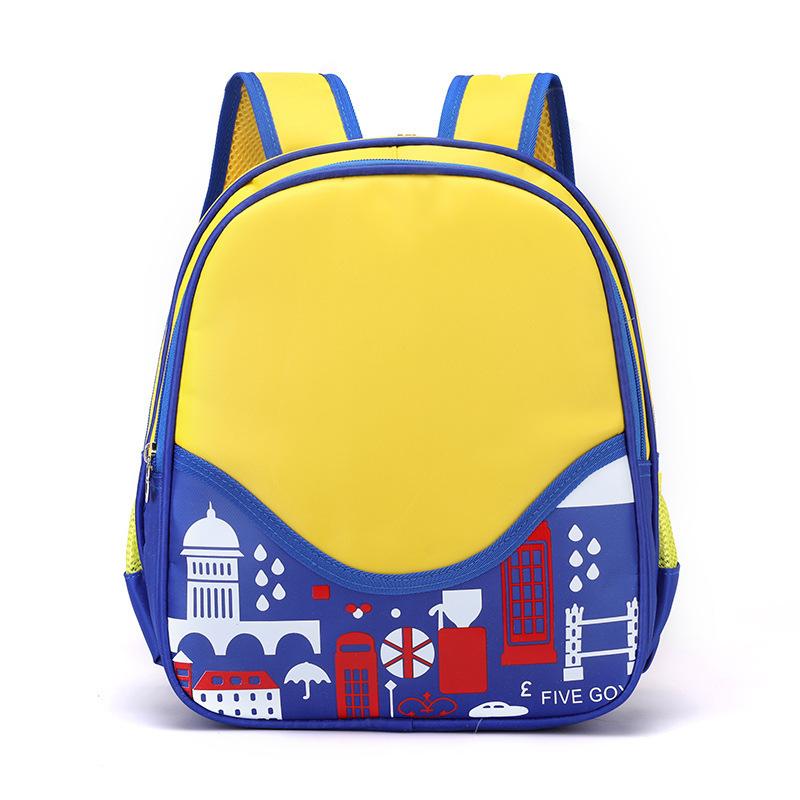 

Детский рюкзак в детский сад однотонный нейлоновый легкий для подготовительной школы крутой дышащий детский рюкзак жёлтый