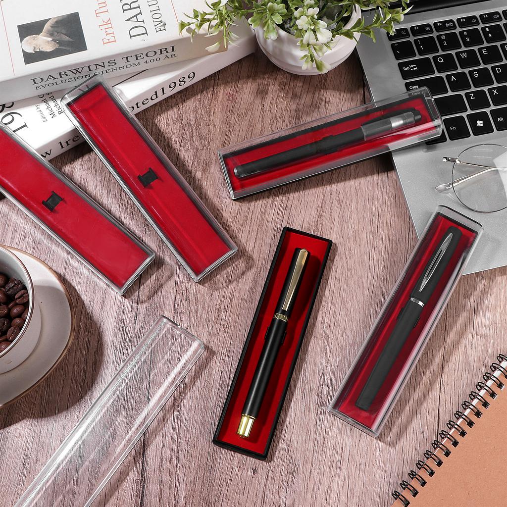 6 Stuks Etui Pen Cadeaudoos Balpen Cadeaudoos Pennen Verpakking Doos Voor School Schrijfwaren Kantoor Accessoires Sieraden Doos