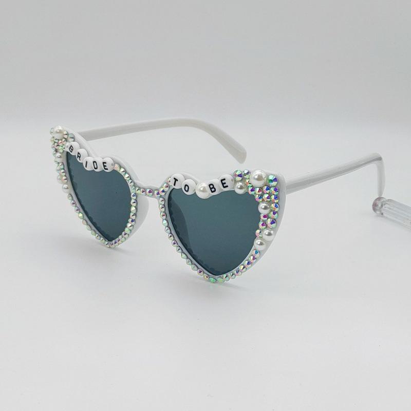 2024 Trendy Pearl Bride Sunglasses for Women's Weddings & Birthday Parties - Euro-American Style