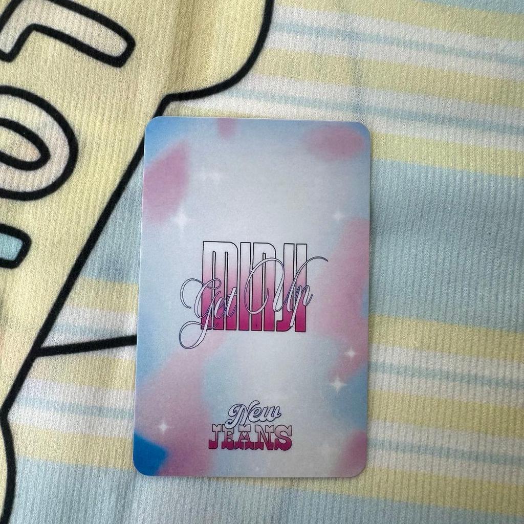 [USED] NewJeans Get Up pre-recorded Sanok Minzy trading card