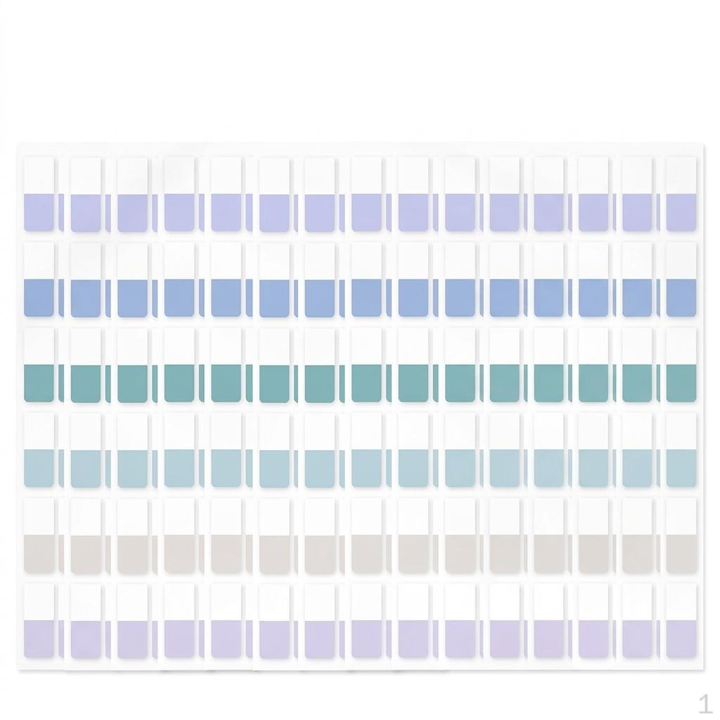 Sticky Index Tabs for Books, 240 Pieces Repositionable Page Markers Note Taking and Studying,