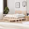 VidaXL Bed Frames Solid Wood 135x190 Cm Double 3100694