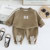 Round Neck Long-sleeved Sweatshirt And Trousers Children's Sweatshirt Two-piece Set