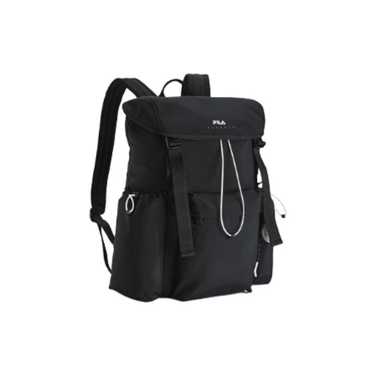 New FILA Fabric Backpack Extra Small Women's Pitch Black A13W421165FBK