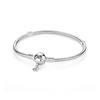 Originale 925 Sterling Sølv Armbånd Armbånd Krystallkule Kjærlighet Hjertelås Perler Charms Moments Armbånd For Kvinner DIY smykker