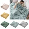 Soft Waffle Knit Throw Blanket 150x200cm Cooling Cotton Waffle for All Season Comfort for Couch Bedroom Breathable Throw