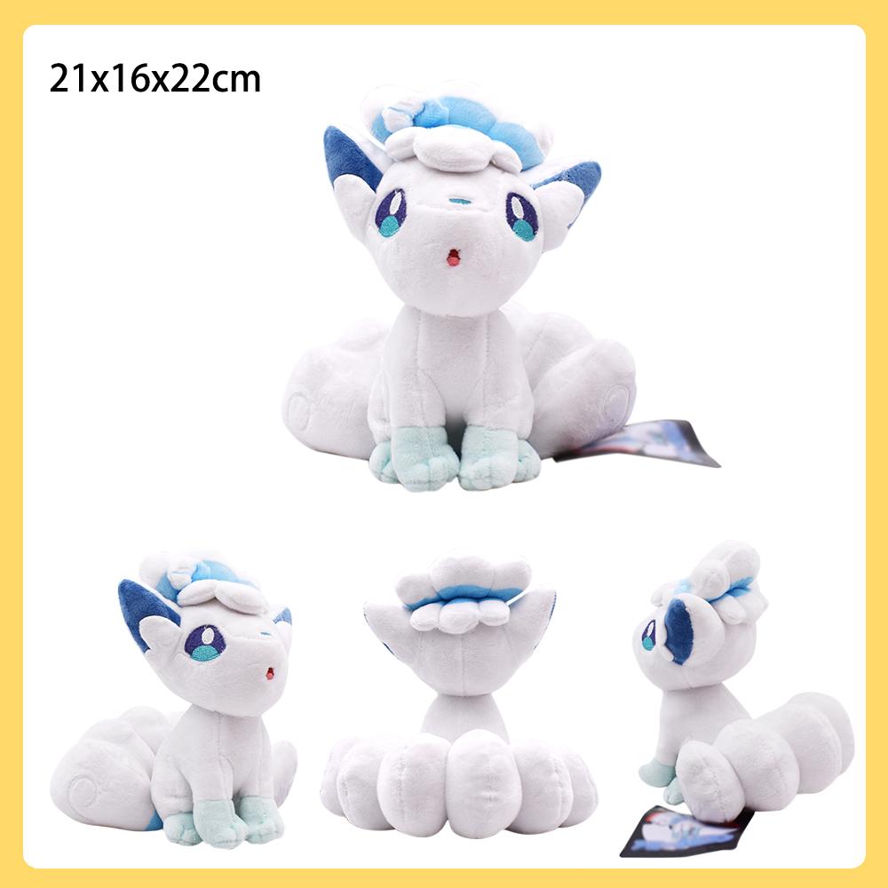 Alolan Ninetales Vulpix Eevee Raichu Gardevoir Gallade Lapras Anime Game Plush Toy Soft Stuffed Doll Gift