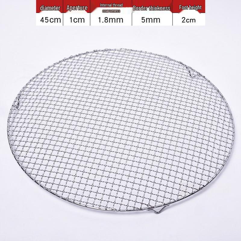 Kashicong 304 Stainless Steel Round BBQ Grill Net