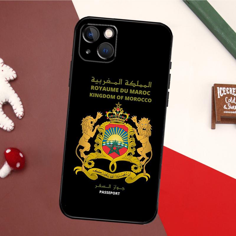 Morocco Flag Case For iPhone 17 Pro Max 16 15 14 13 11 12 Pro Max mini 15 16 Plus 16e 17 Air Back Cover