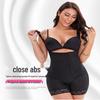Waist-Cinching Hip-Lifting Strappy Zipper Bodysuit