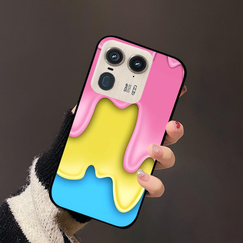 For Motorola Edge 50 Ultra Cover Flower TPU Silicon Back Soft Case Funda For Moto Edge 50 Fusion Edge50 Pro ultra Bumper Coque