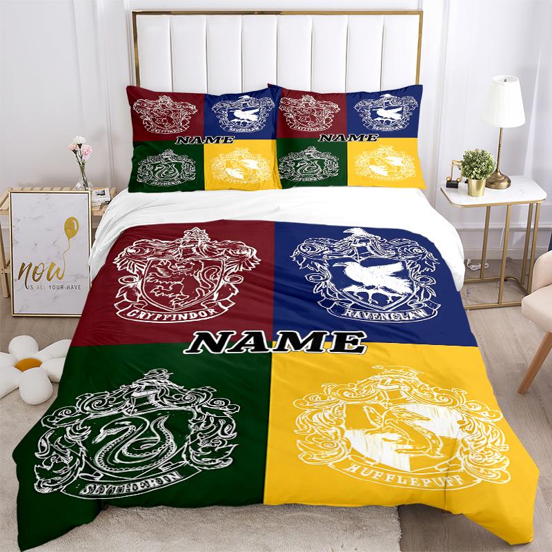 Custom Textile Magic World Bedding 3 Piece Set HD Print Duvet Cover Pillowcases for Teens Adult Bedroom Decoration