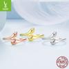 925 Sterling Silver Hug Ring For Women, Give Girlfriend Couple Ring Ring Jewelry Bsr176