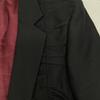 PaulSmith PF-SL-33488 Black Gathered Mix Runway Model Tailored Jacket Jacket L blackUsed