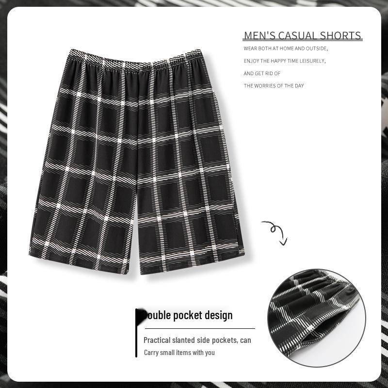 

Men s Summer Pajamas: New 2026 Thin Style Short Sleeve & Shorts Set, Loose Fit, Plus Size, Casual Wear. 4XL: Quadruple Extra Large