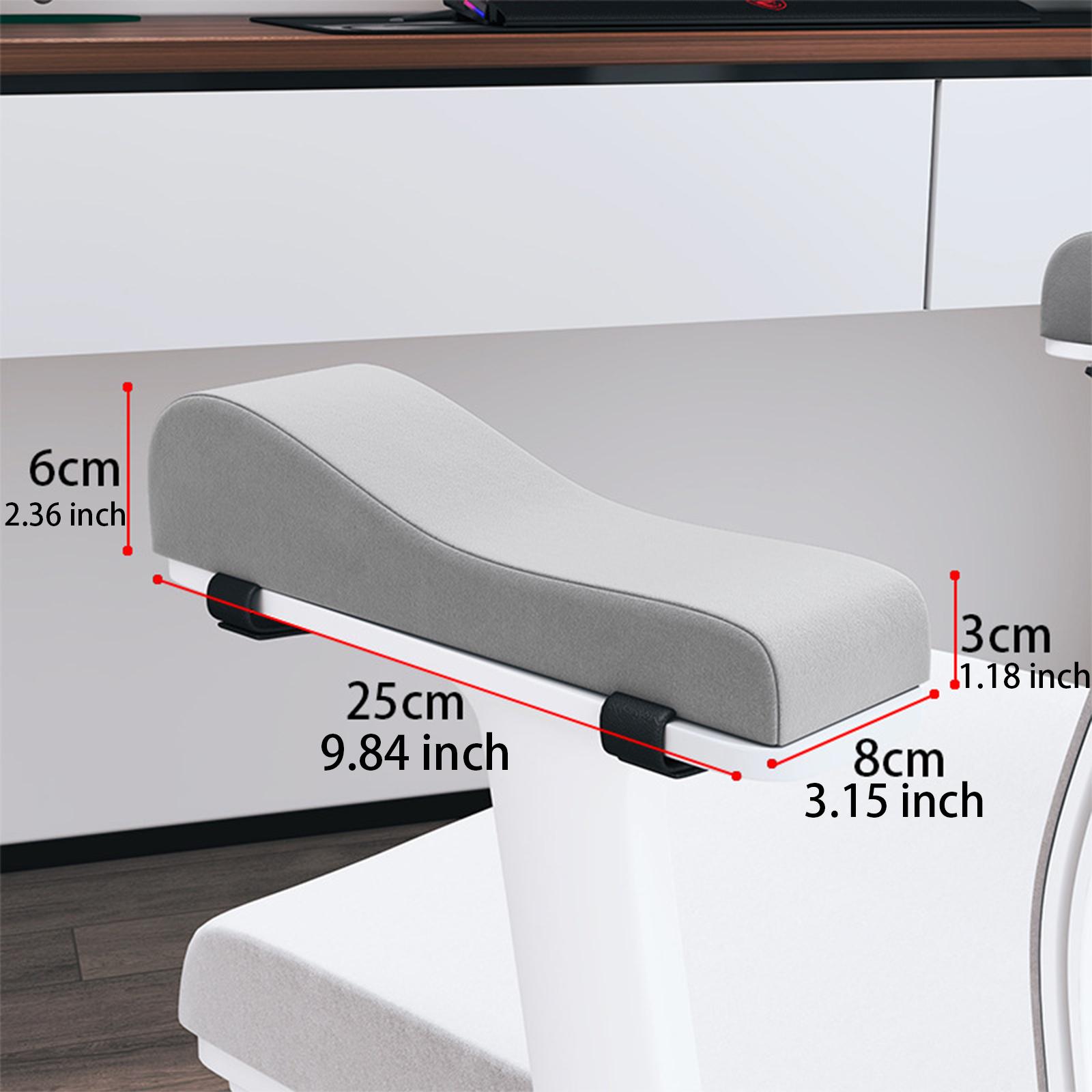 

Office Chair Armrest Pad Armrest Cushion Comfortable Replacement Desk Chair Dining Room Living Room Home Sofa Armrest Cover серый