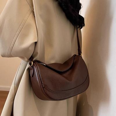 Niche Design Bag Women's New Retro Shoulder Armpit Bag Commuter Versatile Messenger Dumpling Bag Fashion
