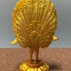 Gold Brass Tibetan Buddhist Peacock King Buddha Statue Living Room Home Garden Decoration Statue Sculpture Desktop Crafts