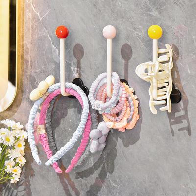 2 Stück Multifunktionale Aufbewahrungshaken Stirnband Präsentationsständer Scrunchie Organizer Ständer Badezimmer Ohne Bohren Haken Wand Schlüssel Tasche Aufhänger