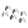 50 Pcs Greenhouse Glass Clip Climbing Plant Clamp Stainless Steel Glazing Sprung G Clip for Garden