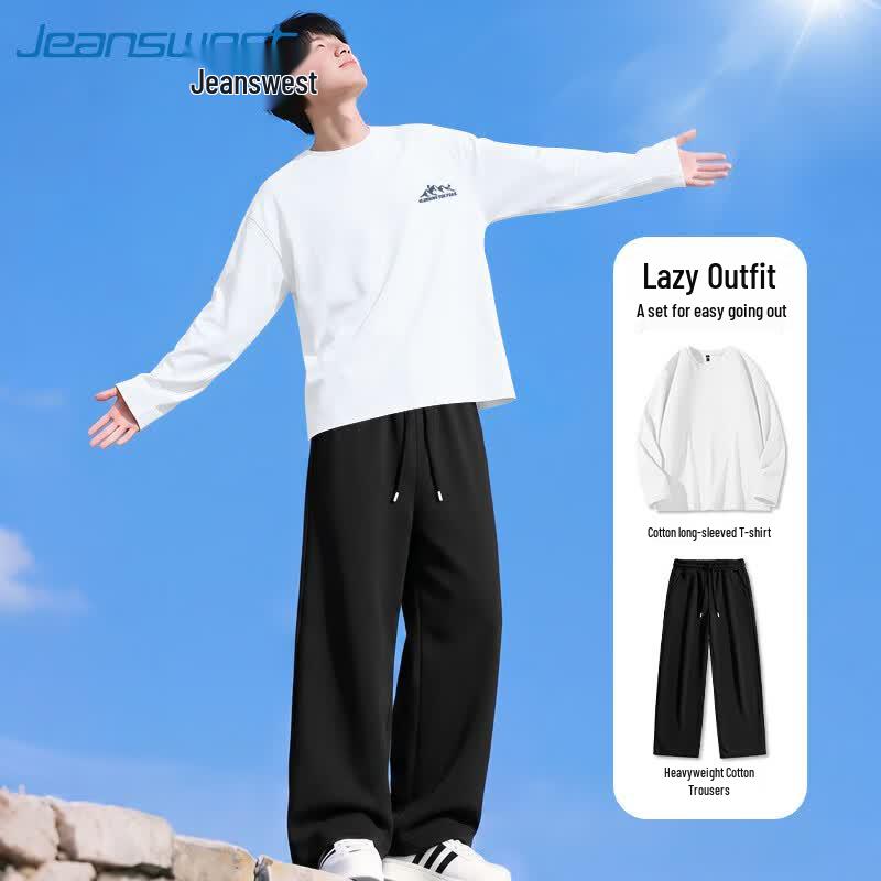 Jeanswest Men s 2026 Trendy Sweatshirt Sportswear Set XL