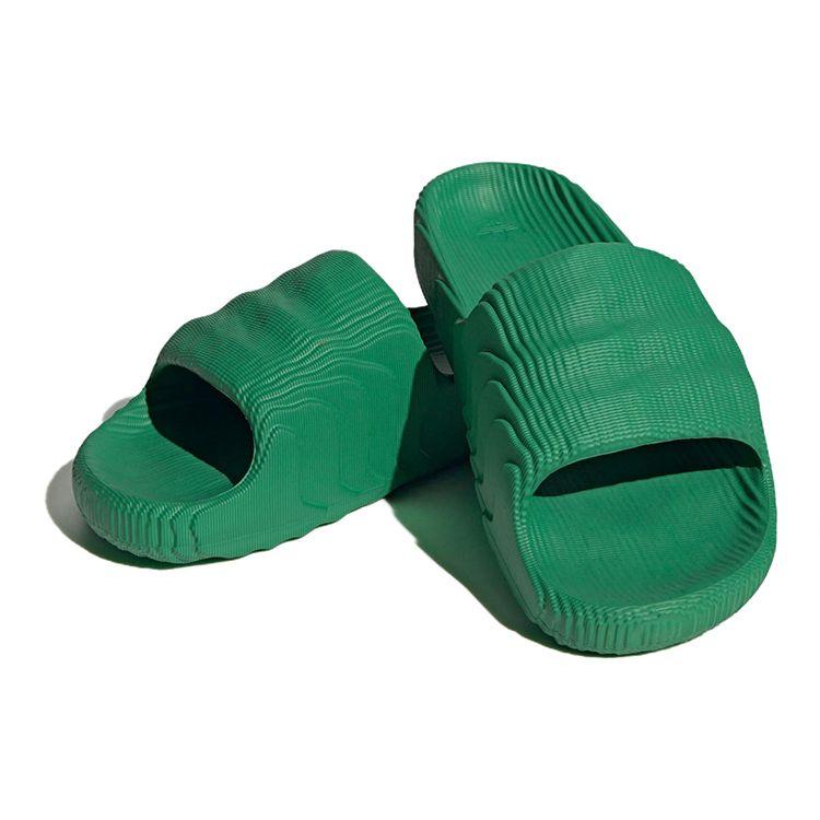 Adidas Adilette 22 Slides Green White Unisex Sneakers Cloud-White IF5395