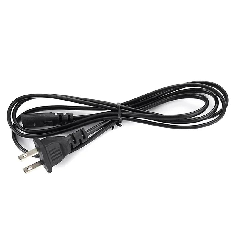 AC Strømkabel 2-pin IEC C7 Figur 8 Kabel 1,5m EU AU UK US Strømplugg For Dell LG Asus Samsung Bærbar PC TV Skriver Xbox One X PS4