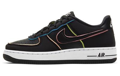 Air Force 1 Low Black Pink Barely Volt GS CD7406-001