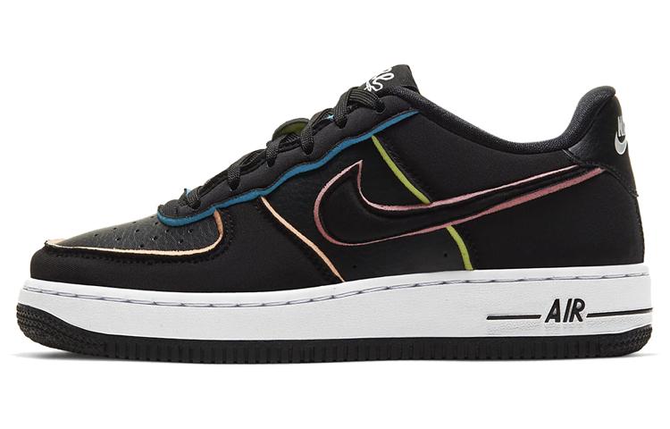 

Nike Air Force 1 Low Black Pink Barely Volt GS CD7406-001 36