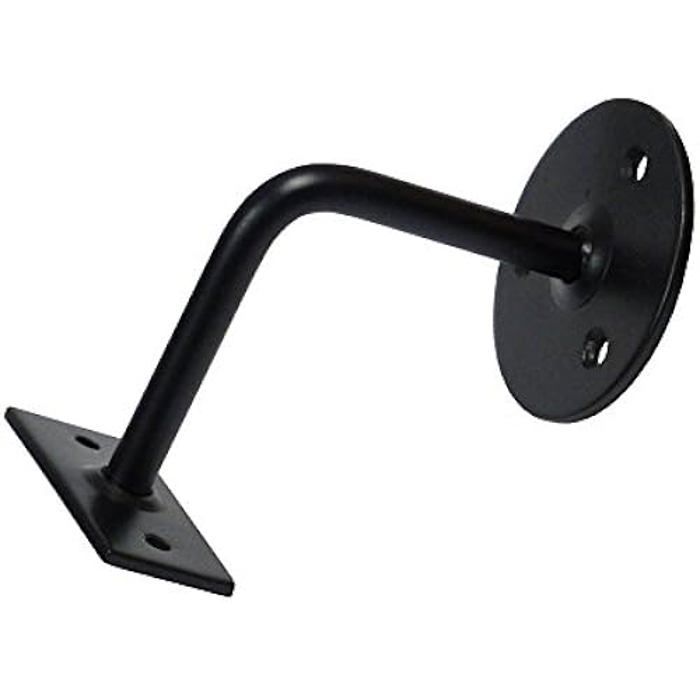 Podpěra růžové tyče - EDM - Rampa Roseta - Černá barva - Ideální pro interiérovou dekoraci