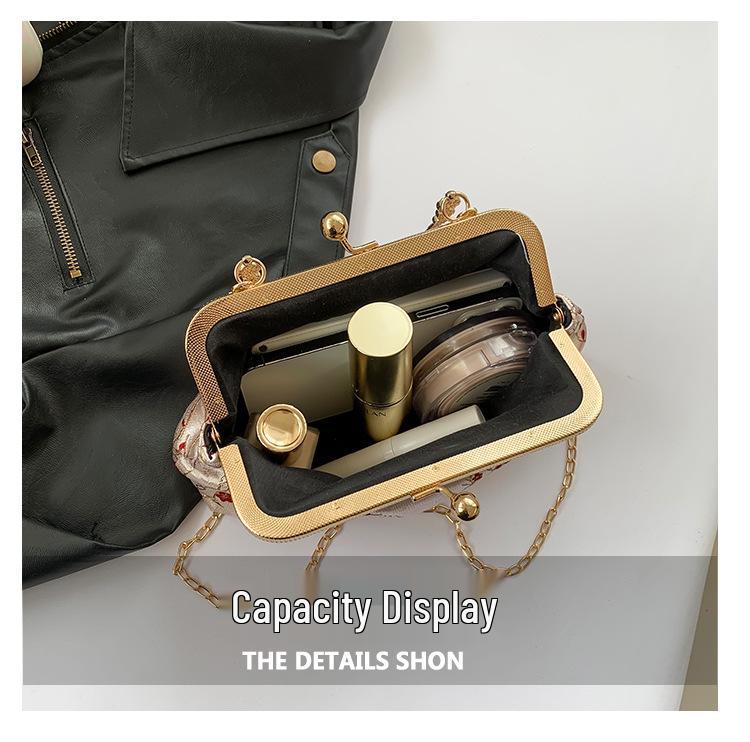 2024 Summer Chinese Style Shell Chain Bag: Fashionable Crossbody and Shoulder Handbag for Women