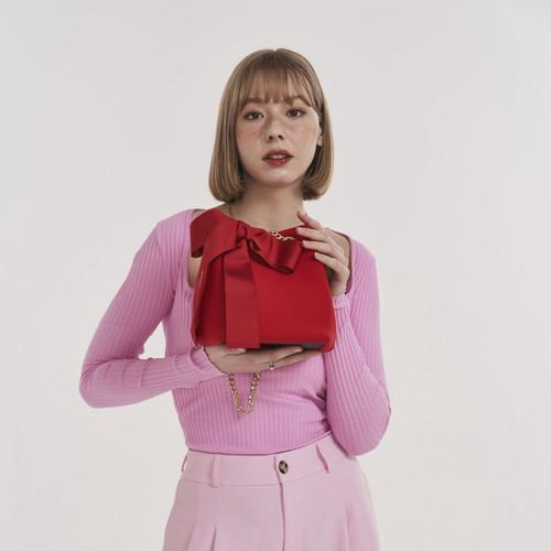 Suin Mini Ribbon Bag 1-Red