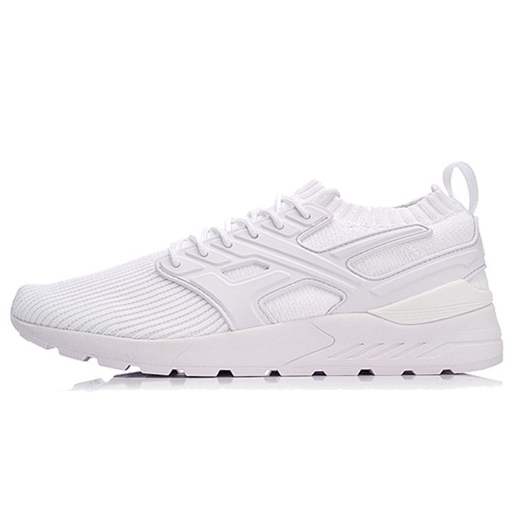 

Li Ning Модные кроссовки с низким верхом для бега Унисекс Белые AGLN015-4 45