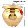 Brass Pooja Kalash Lota (Pack of 1, Brass)