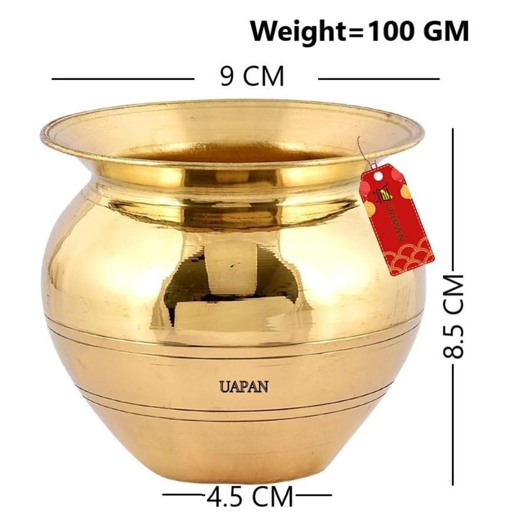 Brass Pooja Kalash Lota (Pack of 1, Brass)