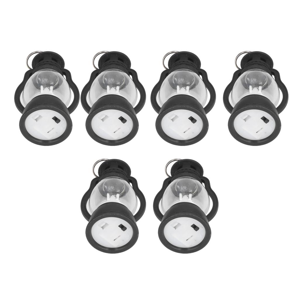 6Pcs Electric Lantern Vintage Lamp Battery Operated Light Home Decoration for Party