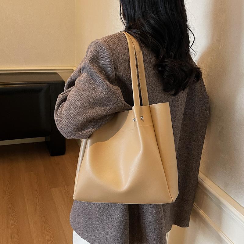 Large-capacity Bag, Commuter Tote Bag, Single-shoulder Bag, High-end, Simple and Fashionable Underarm Bag