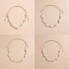 Adjustable Shell Beaded Necklace Shell Adjustable Neck Chain Minimalist Shell Braided Chain  Woman
