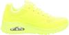 Skechers Uno Night Shades Women's Sneakers (73667) Neon Yellow